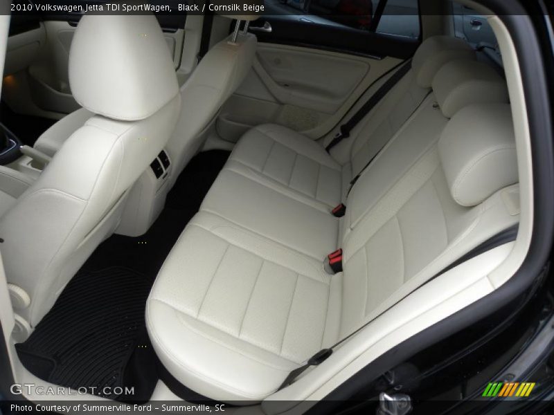 Black / Cornsilk Beige 2010 Volkswagen Jetta TDI SportWagen
