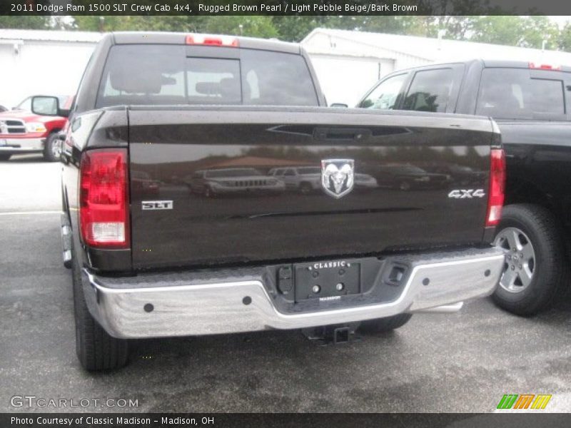 Rugged Brown Pearl / Light Pebble Beige/Bark Brown 2011 Dodge Ram 1500 SLT Crew Cab 4x4