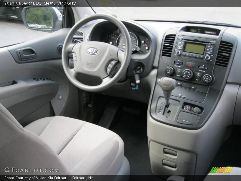 Clear Silver / Gray 2010 Kia Sedona LX