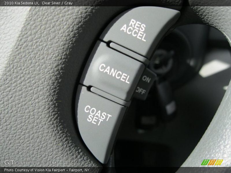 Clear Silver / Gray 2010 Kia Sedona LX