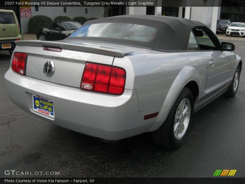 Tungsten Grey Metallic / Light Graphite 2007 Ford Mustang V6 Deluxe Convertible