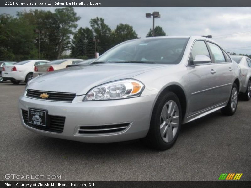 Silver Ice Metallic / Ebony 2011 Chevrolet Impala LS
