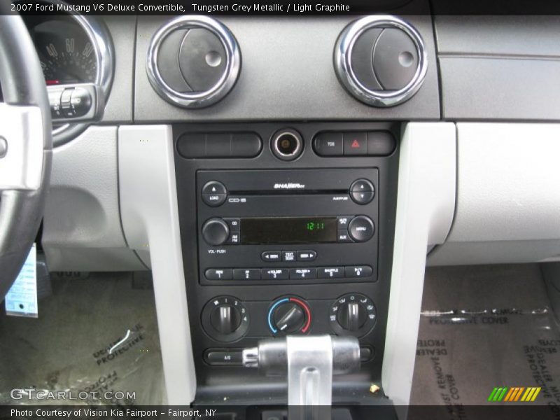 Tungsten Grey Metallic / Light Graphite 2007 Ford Mustang V6 Deluxe Convertible