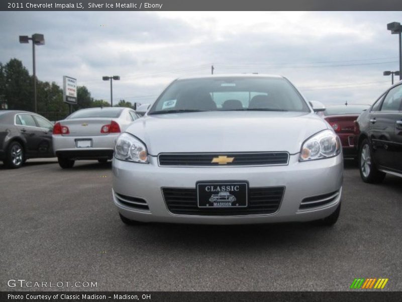 Silver Ice Metallic / Ebony 2011 Chevrolet Impala LS
