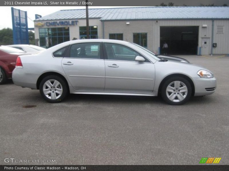 Silver Ice Metallic / Ebony 2011 Chevrolet Impala LS
