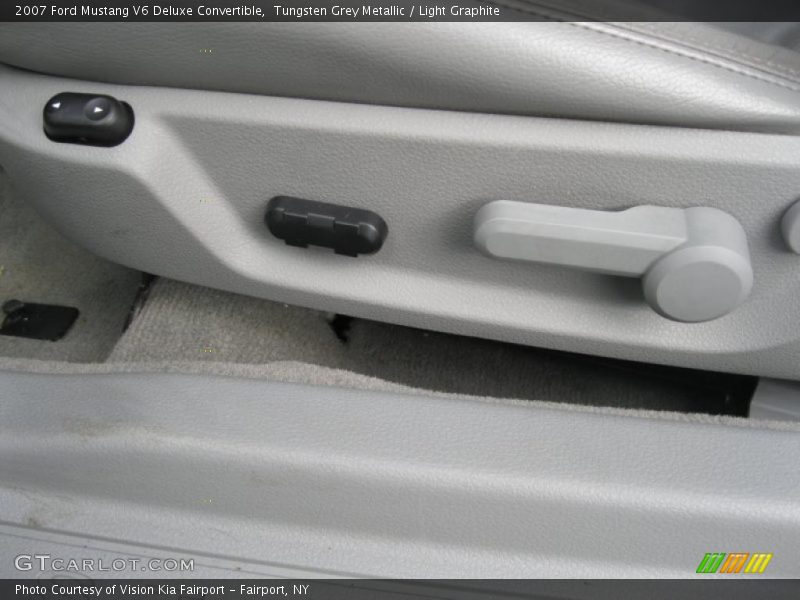 Tungsten Grey Metallic / Light Graphite 2007 Ford Mustang V6 Deluxe Convertible