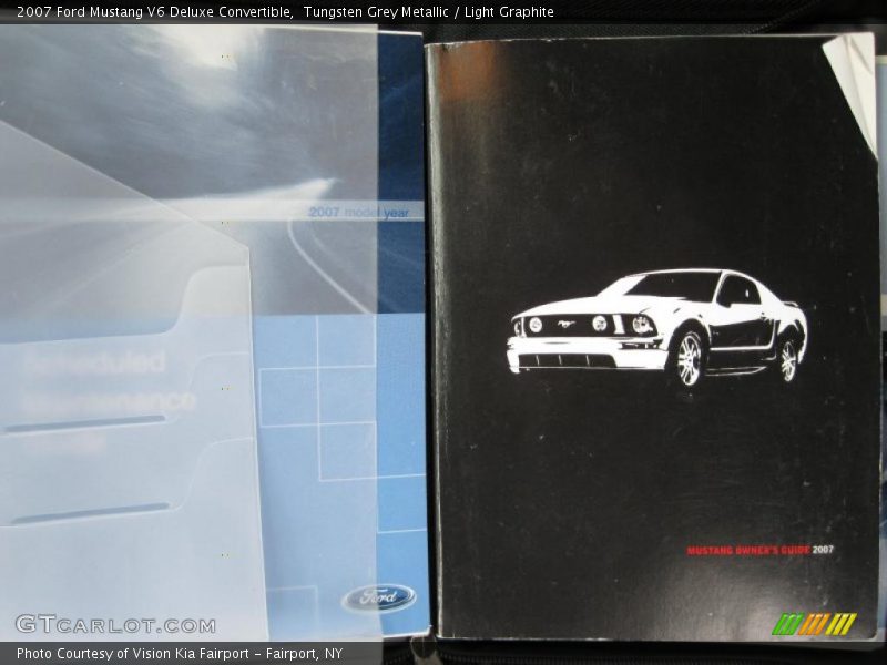 Tungsten Grey Metallic / Light Graphite 2007 Ford Mustang V6 Deluxe Convertible
