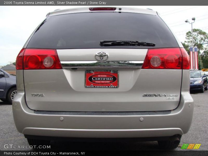 Silver Shadow Pearl / Stone Gray 2006 Toyota Sienna Limited AWD