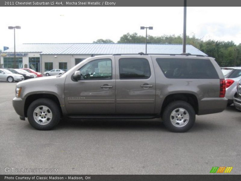 Mocha Steel Metallic / Ebony 2011 Chevrolet Suburban LS 4x4