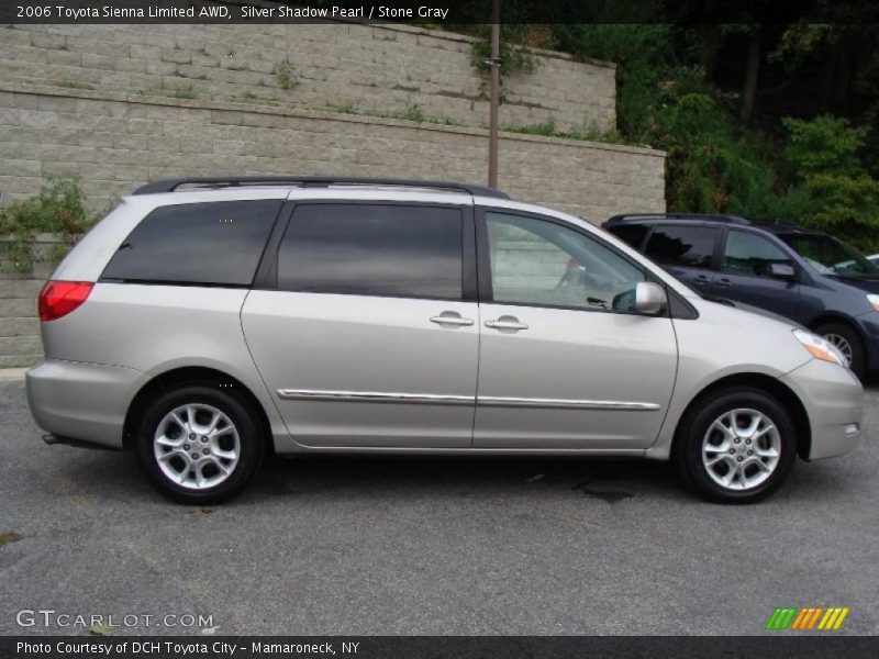 Silver Shadow Pearl / Stone Gray 2006 Toyota Sienna Limited AWD