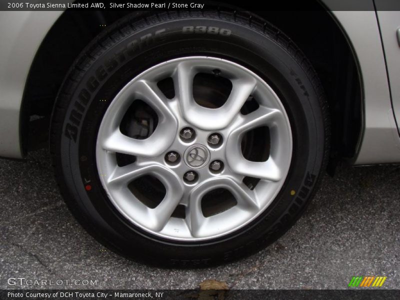 Silver Shadow Pearl / Stone Gray 2006 Toyota Sienna Limited AWD