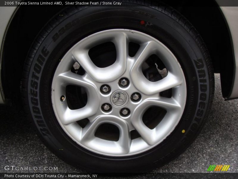 Silver Shadow Pearl / Stone Gray 2006 Toyota Sienna Limited AWD