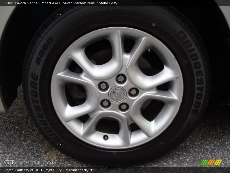 Silver Shadow Pearl / Stone Gray 2006 Toyota Sienna Limited AWD