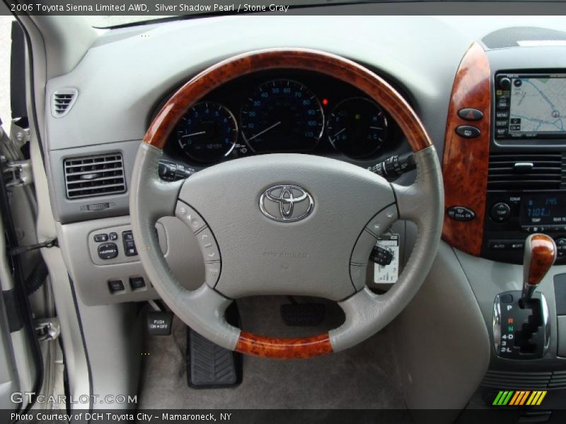 Silver Shadow Pearl / Stone Gray 2006 Toyota Sienna Limited AWD