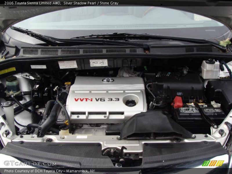 Silver Shadow Pearl / Stone Gray 2006 Toyota Sienna Limited AWD