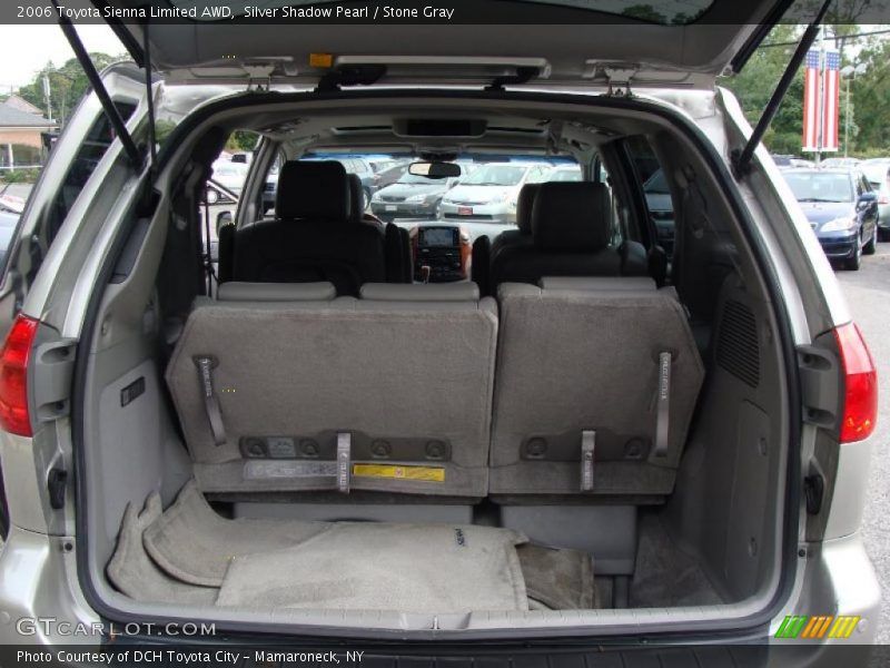 Silver Shadow Pearl / Stone Gray 2006 Toyota Sienna Limited AWD