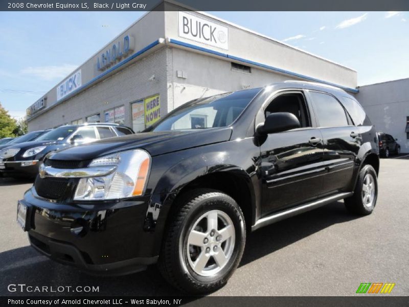Black / Light Gray 2008 Chevrolet Equinox LS