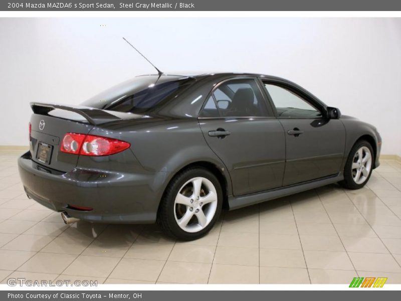 Steel Gray Metallic / Black 2004 Mazda MAZDA6 s Sport Sedan