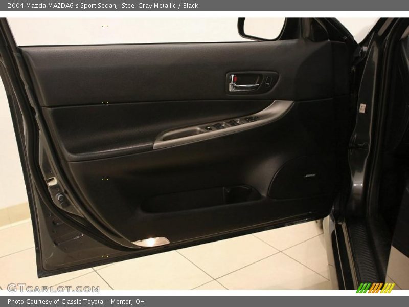 Steel Gray Metallic / Black 2004 Mazda MAZDA6 s Sport Sedan