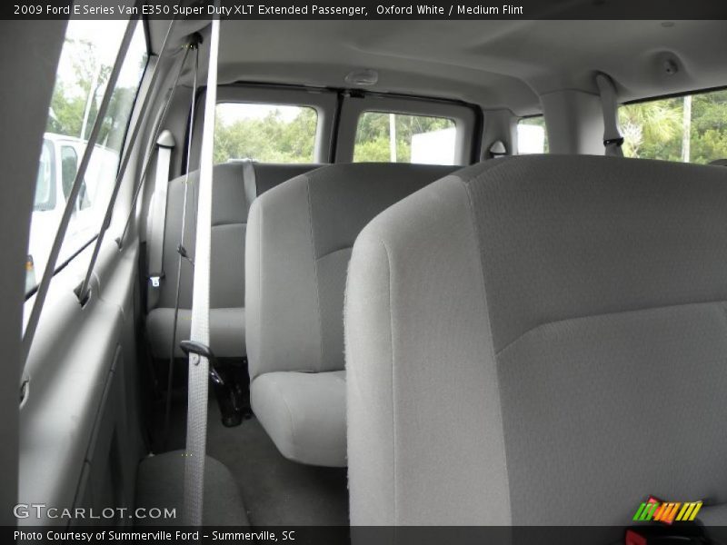 Oxford White / Medium Flint 2009 Ford E Series Van E350 Super Duty XLT Extended Passenger