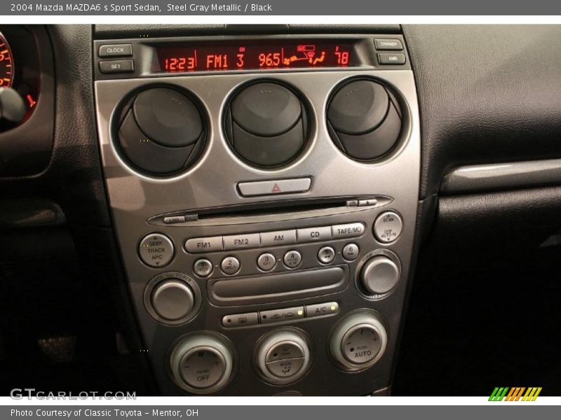 Steel Gray Metallic / Black 2004 Mazda MAZDA6 s Sport Sedan
