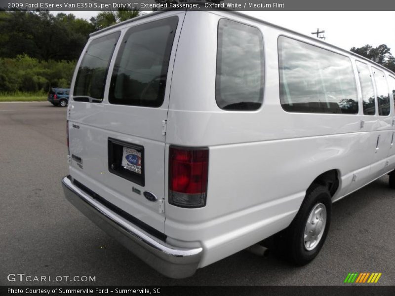 Oxford White / Medium Flint 2009 Ford E Series Van E350 Super Duty XLT Extended Passenger