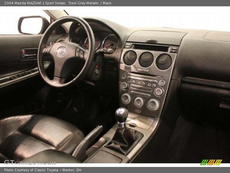 Steel Gray Metallic / Black 2004 Mazda MAZDA6 s Sport Sedan