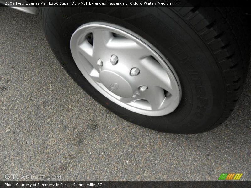 Oxford White / Medium Flint 2009 Ford E Series Van E350 Super Duty XLT Extended Passenger