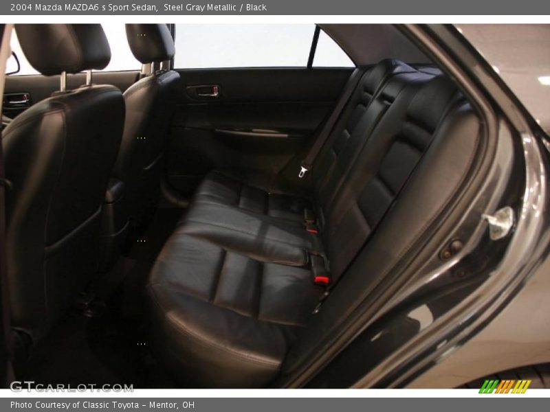 Steel Gray Metallic / Black 2004 Mazda MAZDA6 s Sport Sedan