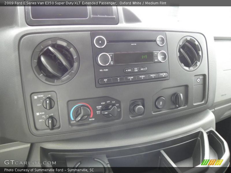 Oxford White / Medium Flint 2009 Ford E Series Van E350 Super Duty XLT Extended Passenger