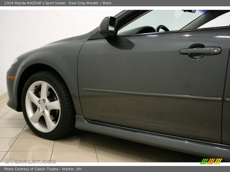 Steel Gray Metallic / Black 2004 Mazda MAZDA6 s Sport Sedan