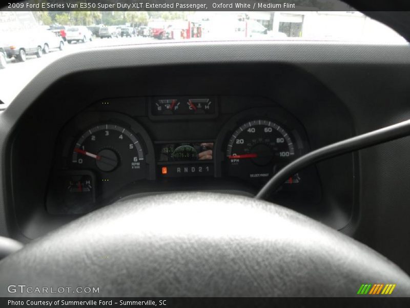 Oxford White / Medium Flint 2009 Ford E Series Van E350 Super Duty XLT Extended Passenger