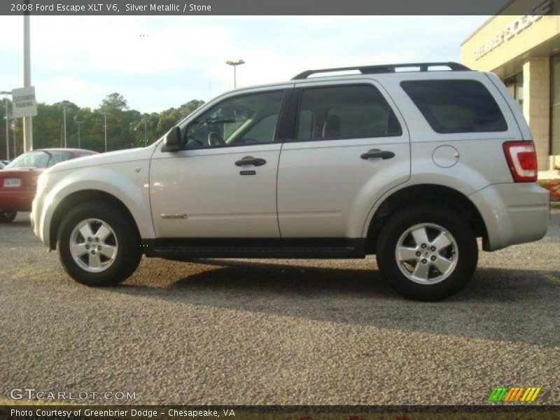 Silver Metallic / Stone 2008 Ford Escape XLT V6
