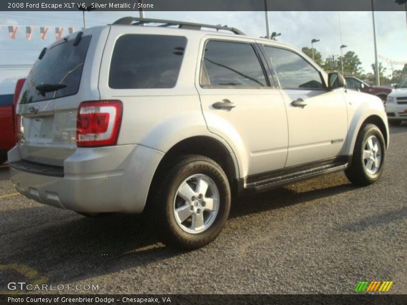 Silver Metallic / Stone 2008 Ford Escape XLT V6