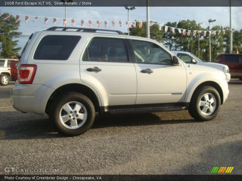 Silver Metallic / Stone 2008 Ford Escape XLT V6