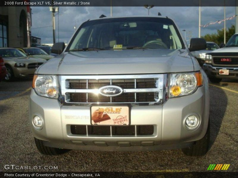 Silver Metallic / Stone 2008 Ford Escape XLT V6