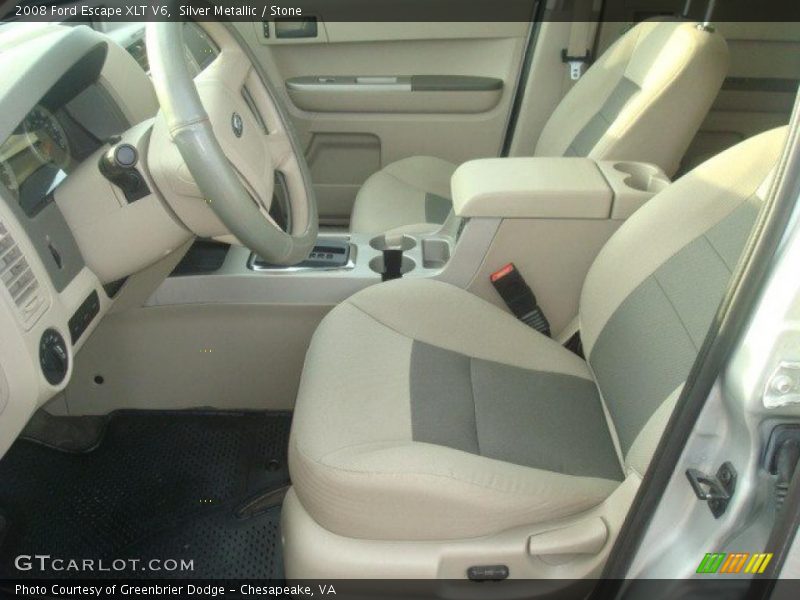 Silver Metallic / Stone 2008 Ford Escape XLT V6