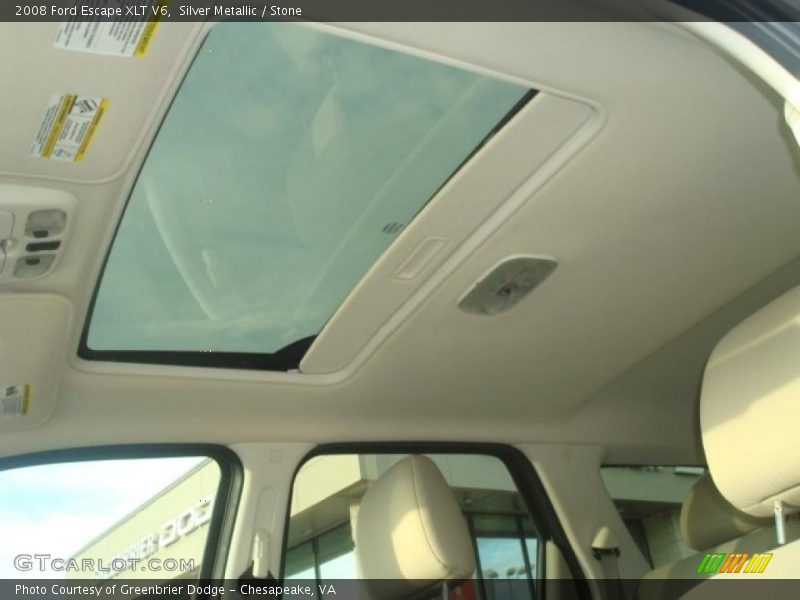 Silver Metallic / Stone 2008 Ford Escape XLT V6