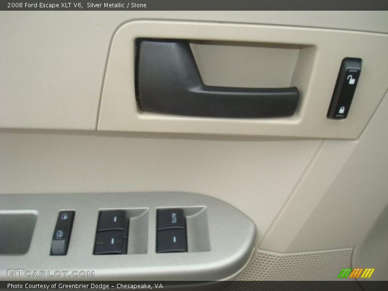 Silver Metallic / Stone 2008 Ford Escape XLT V6