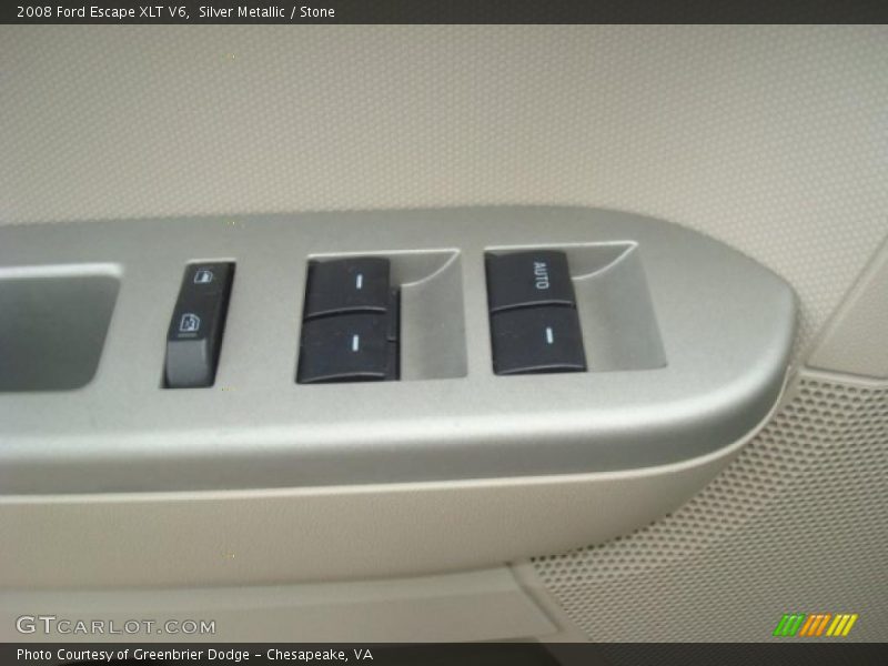 Silver Metallic / Stone 2008 Ford Escape XLT V6