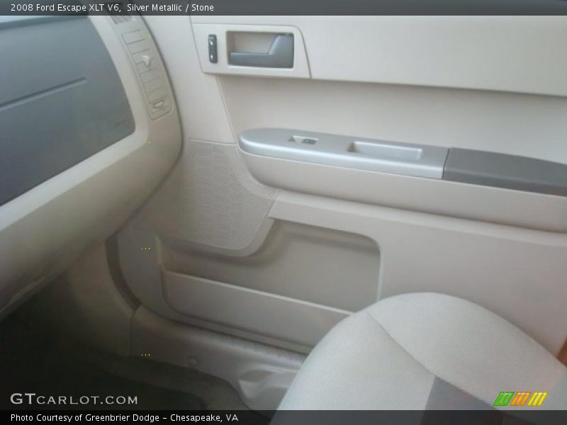 Silver Metallic / Stone 2008 Ford Escape XLT V6