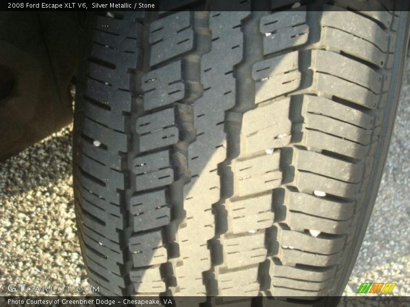 Silver Metallic / Stone 2008 Ford Escape XLT V6