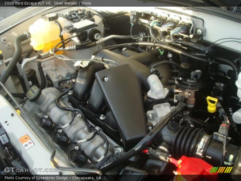 Silver Metallic / Stone 2008 Ford Escape XLT V6