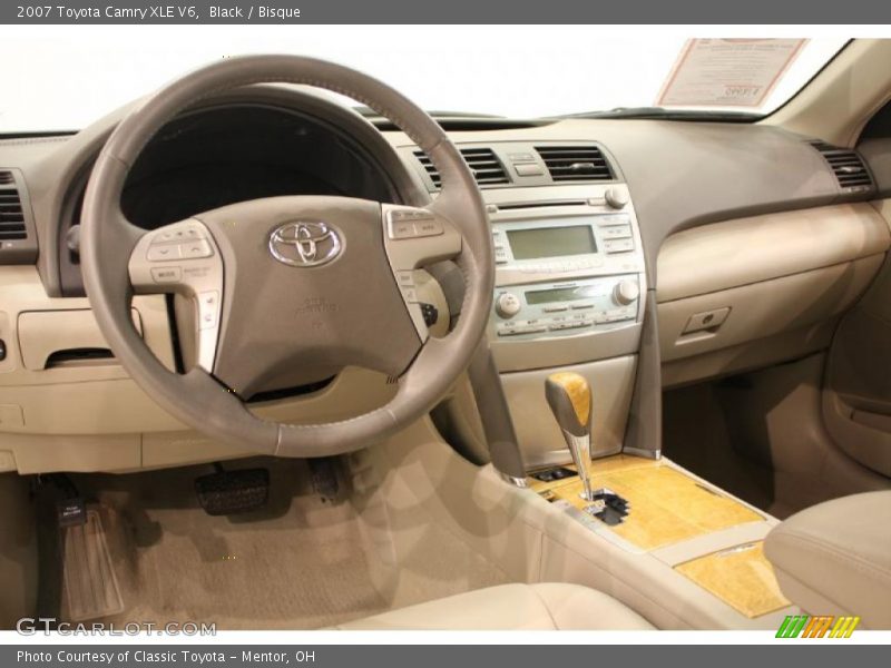 Black / Bisque 2007 Toyota Camry XLE V6