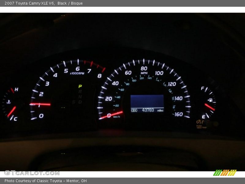 Black / Bisque 2007 Toyota Camry XLE V6