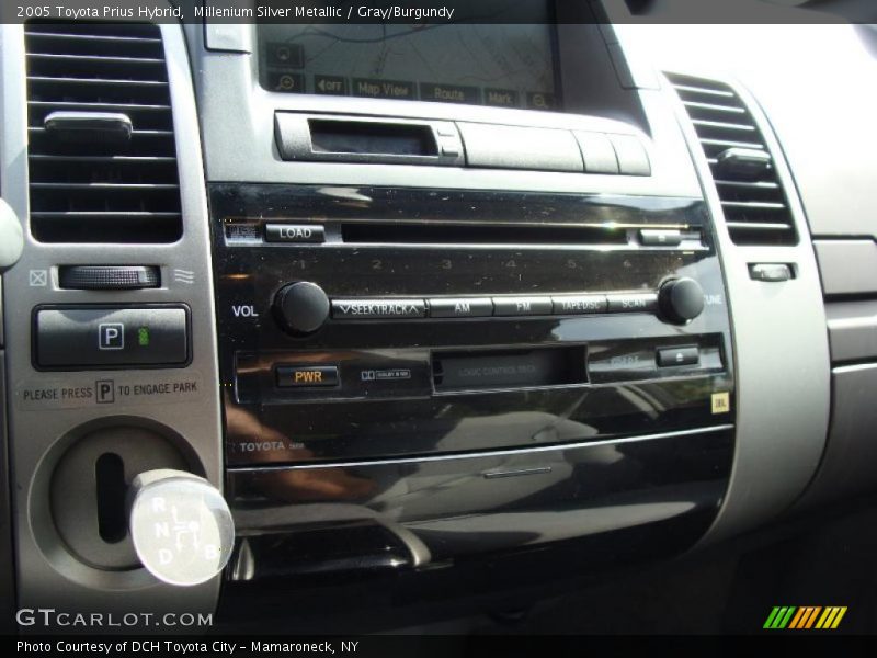 Millenium Silver Metallic / Gray/Burgundy 2005 Toyota Prius Hybrid