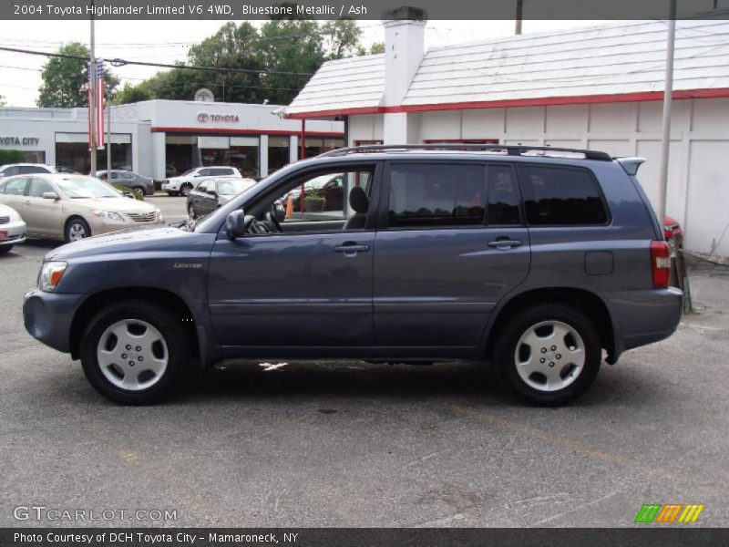 Bluestone Metallic / Ash 2004 Toyota Highlander Limited V6 4WD