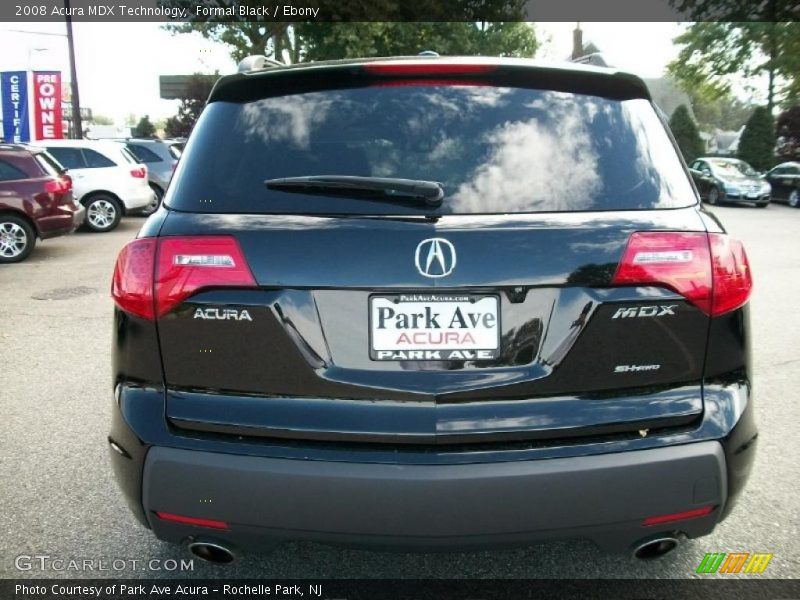 Formal Black / Ebony 2008 Acura MDX Technology