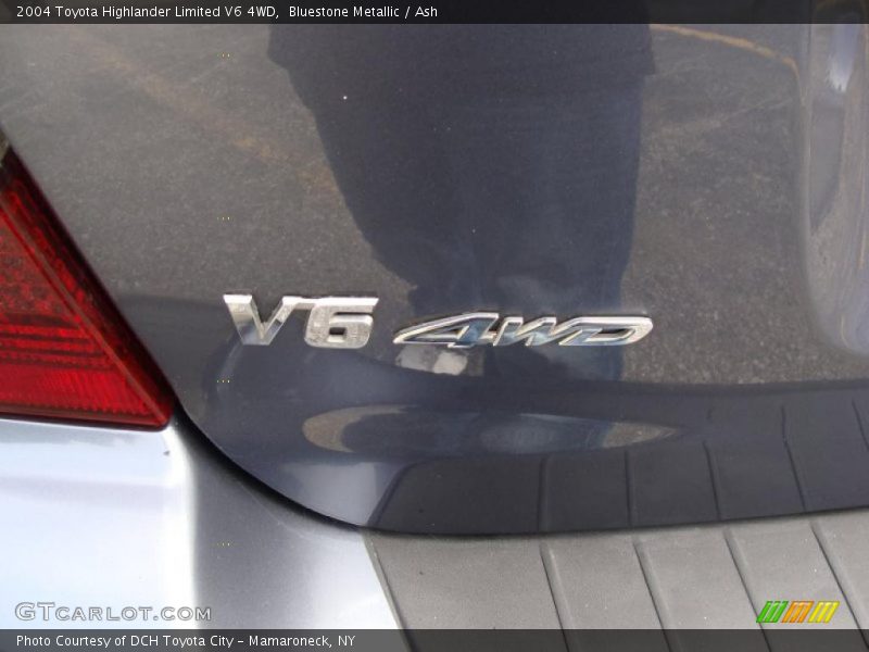 Bluestone Metallic / Ash 2004 Toyota Highlander Limited V6 4WD