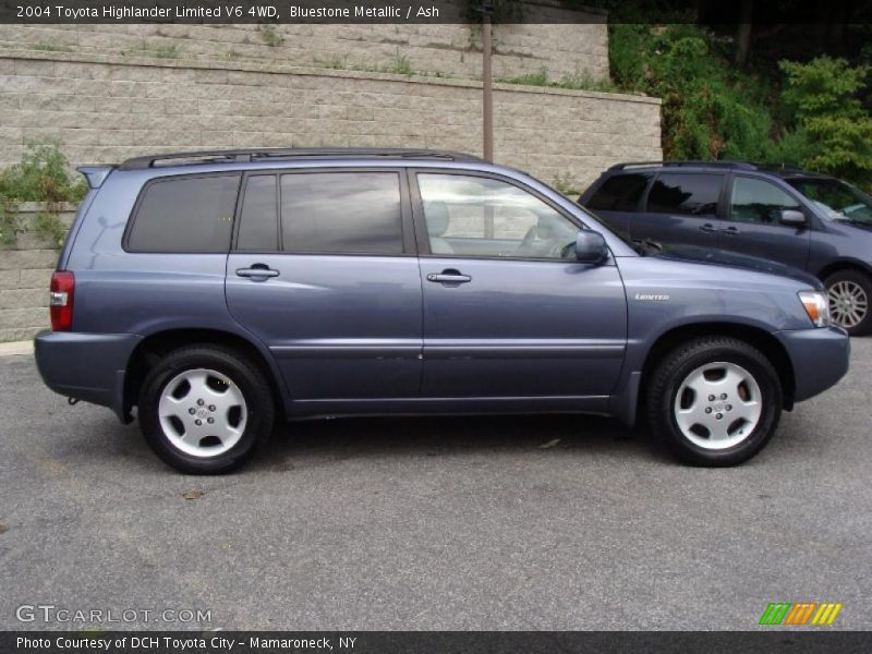 Bluestone Metallic / Ash 2004 Toyota Highlander Limited V6 4WD